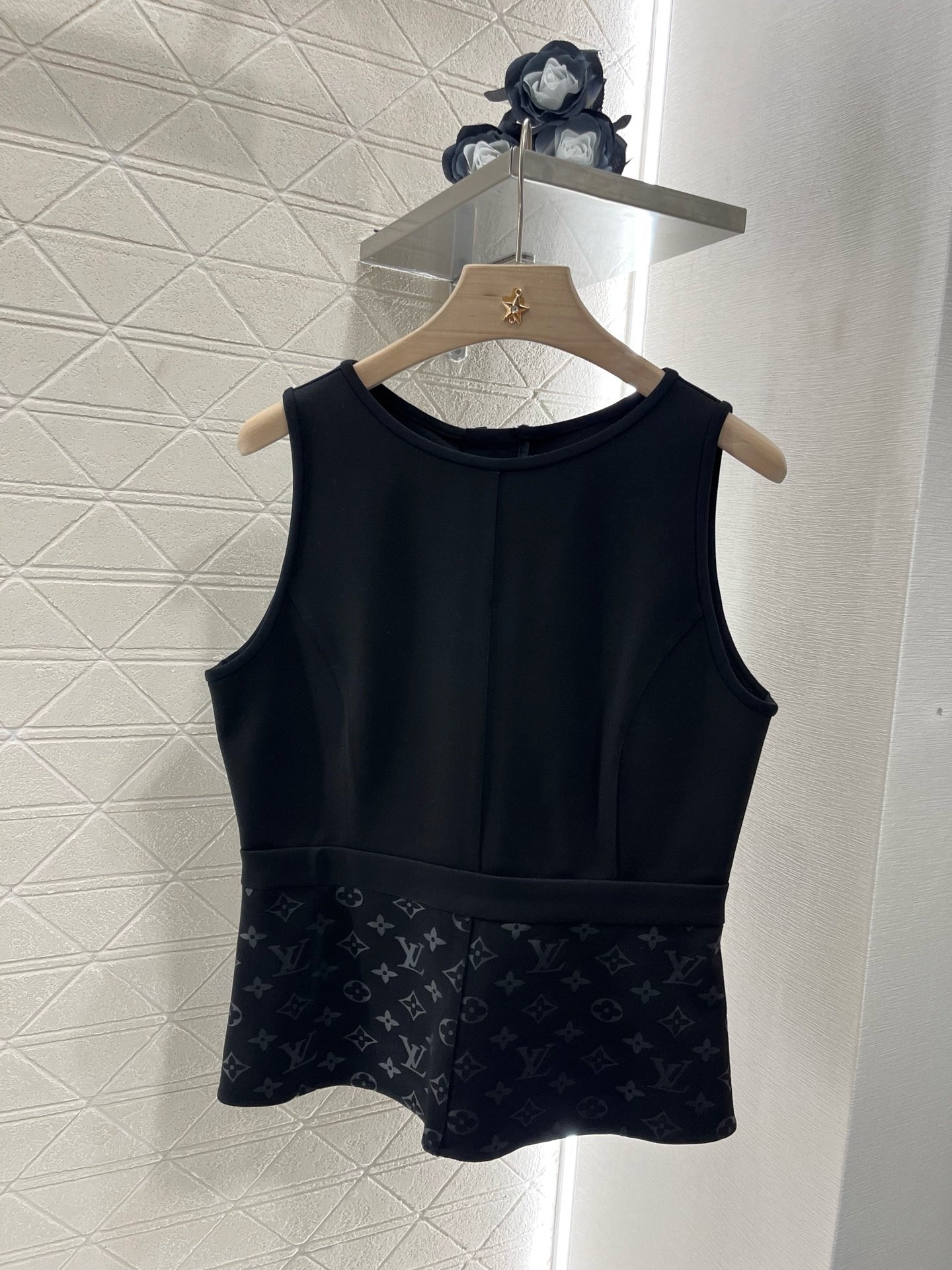 25SS New Sleeveless Waist Suit Cotton Material