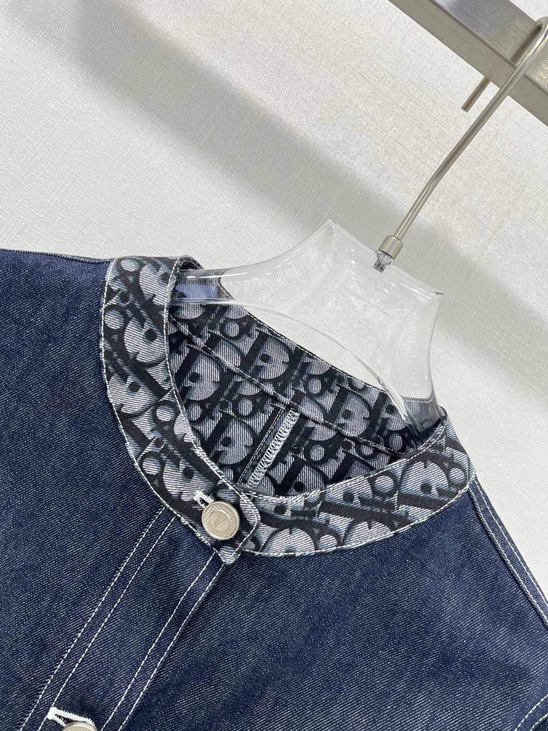 25SS Interior logo printed denim jacket)