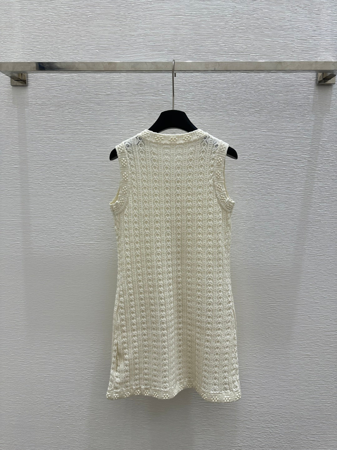 C 25 Wispy Embossed Weave Vest Dress