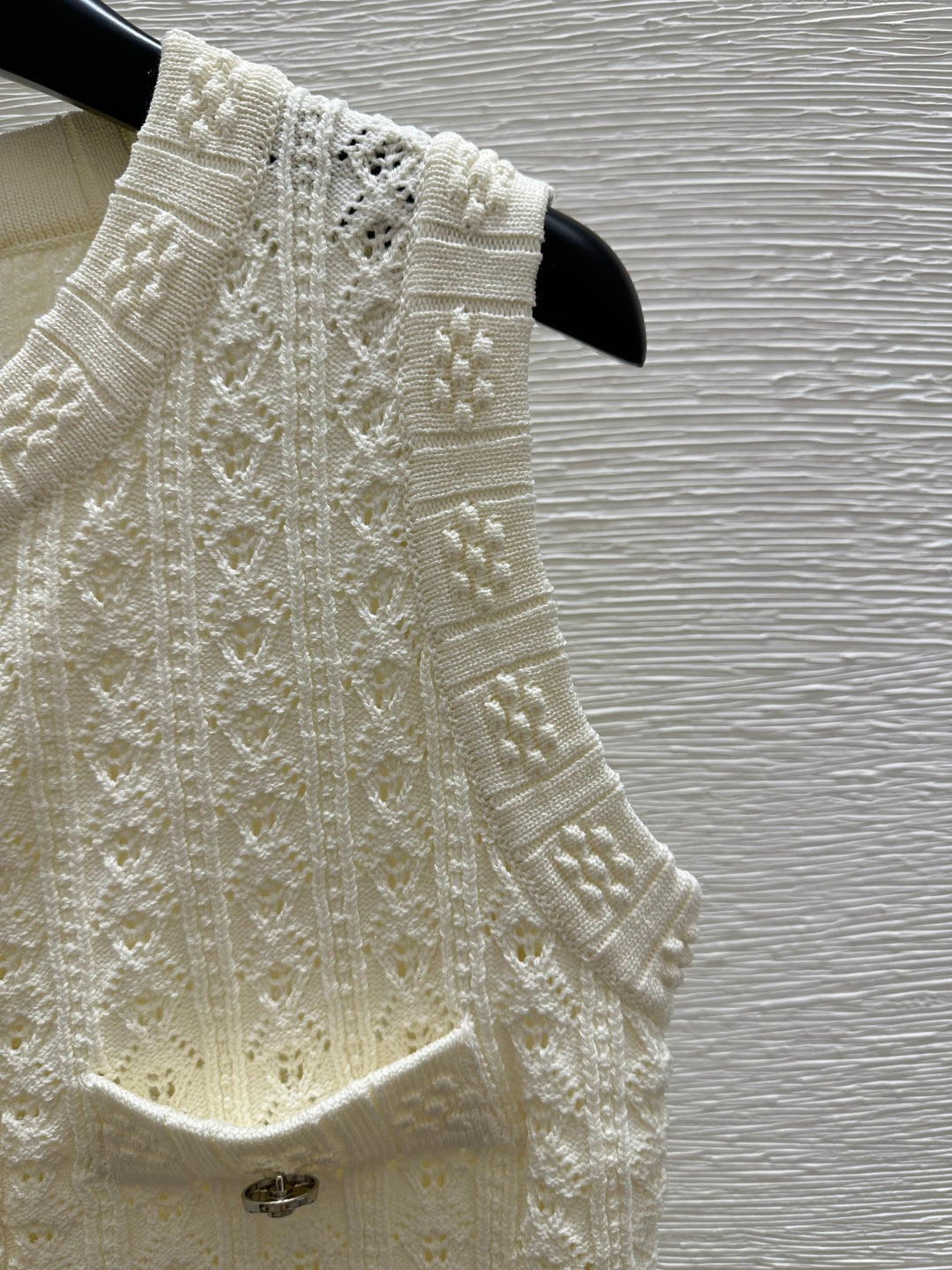 C 25 Wispy Embossed Weave Vest Dress
