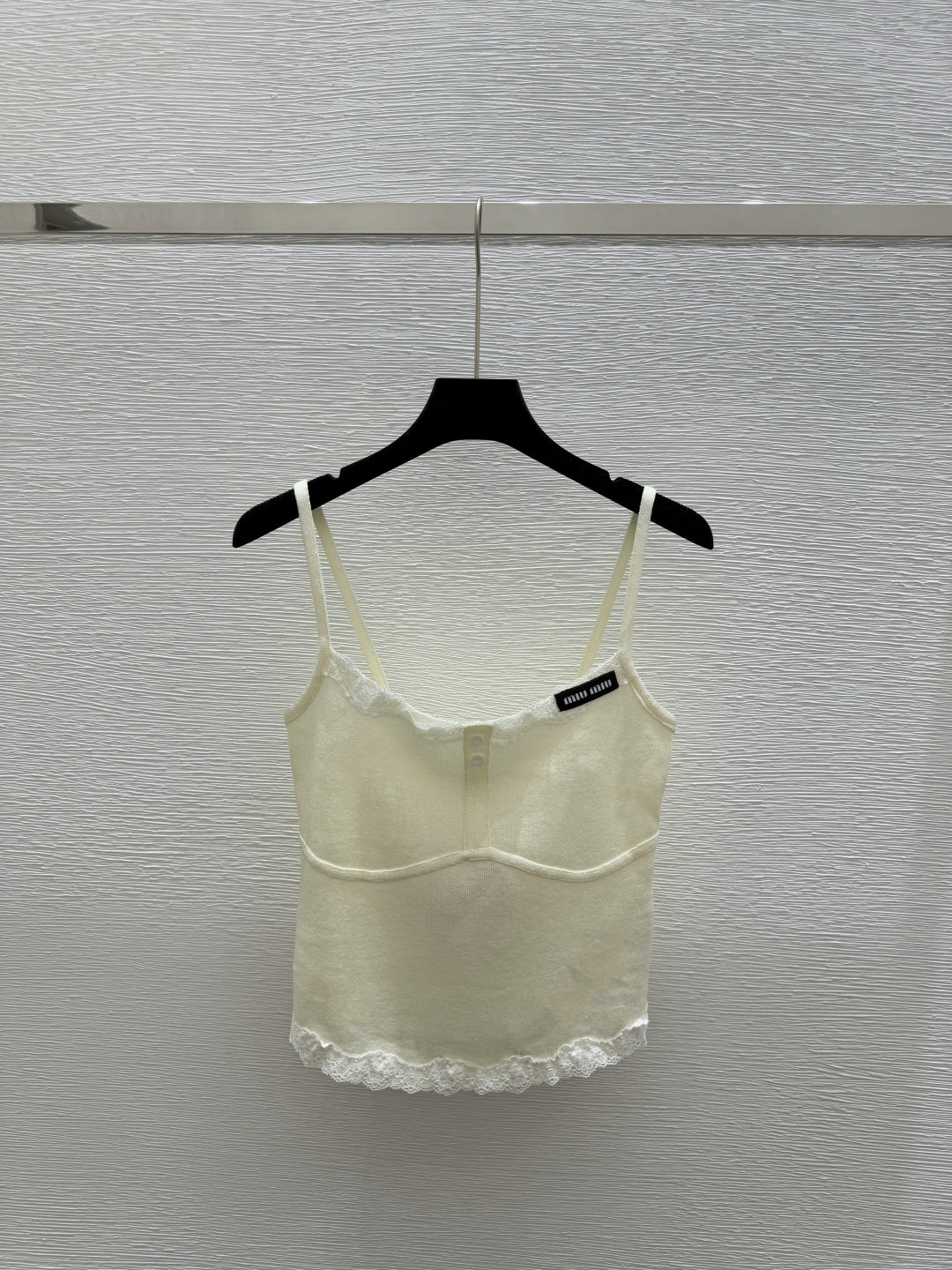 2025 Spring and Summer New Simple Two-color Lace Vest