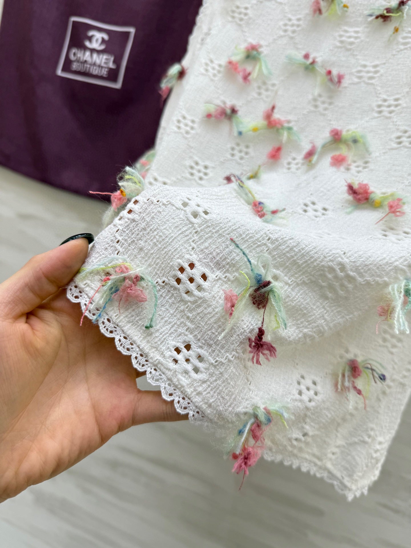25ss new Hollow lace vest