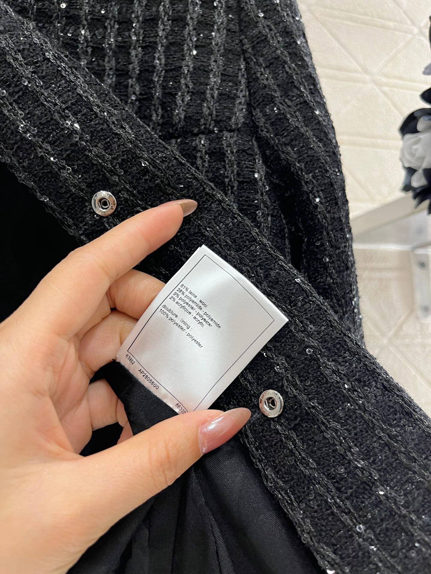 25ss Coarse woolen small stand collar dress jacket