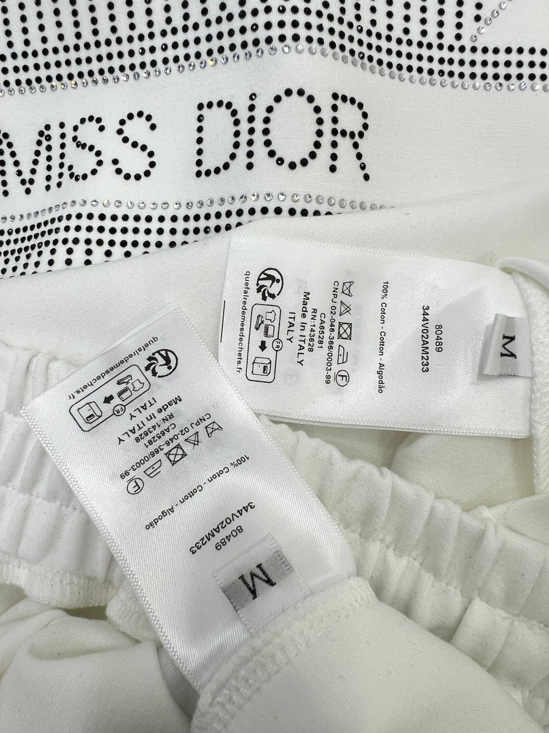 25ss Hot stamping ribbon short sleeved shirt ➕ Combination of straight tubes