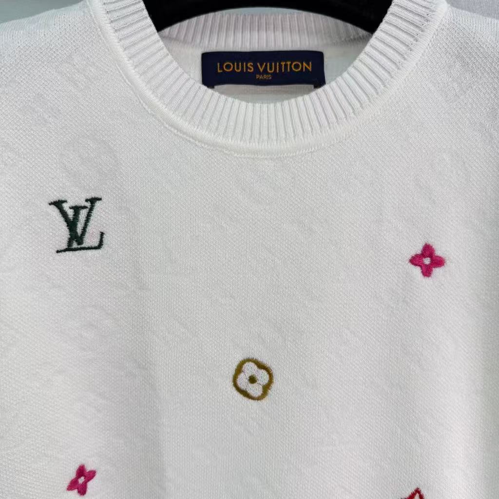 25SS Knitted round neck short sleeved shirt)