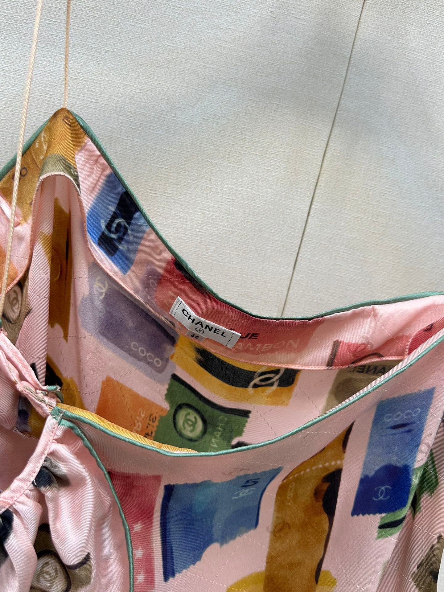 25 New silk printed tank top