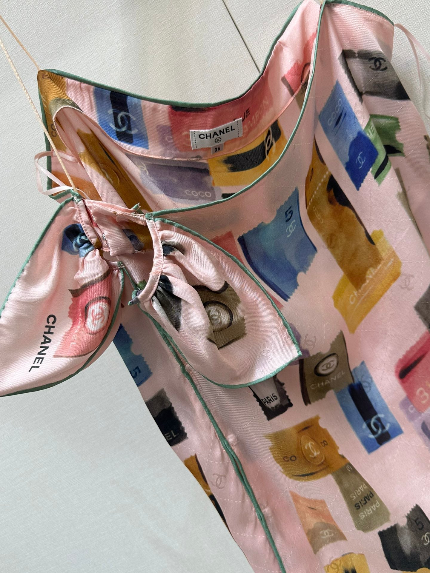 25 New silk printed tank top