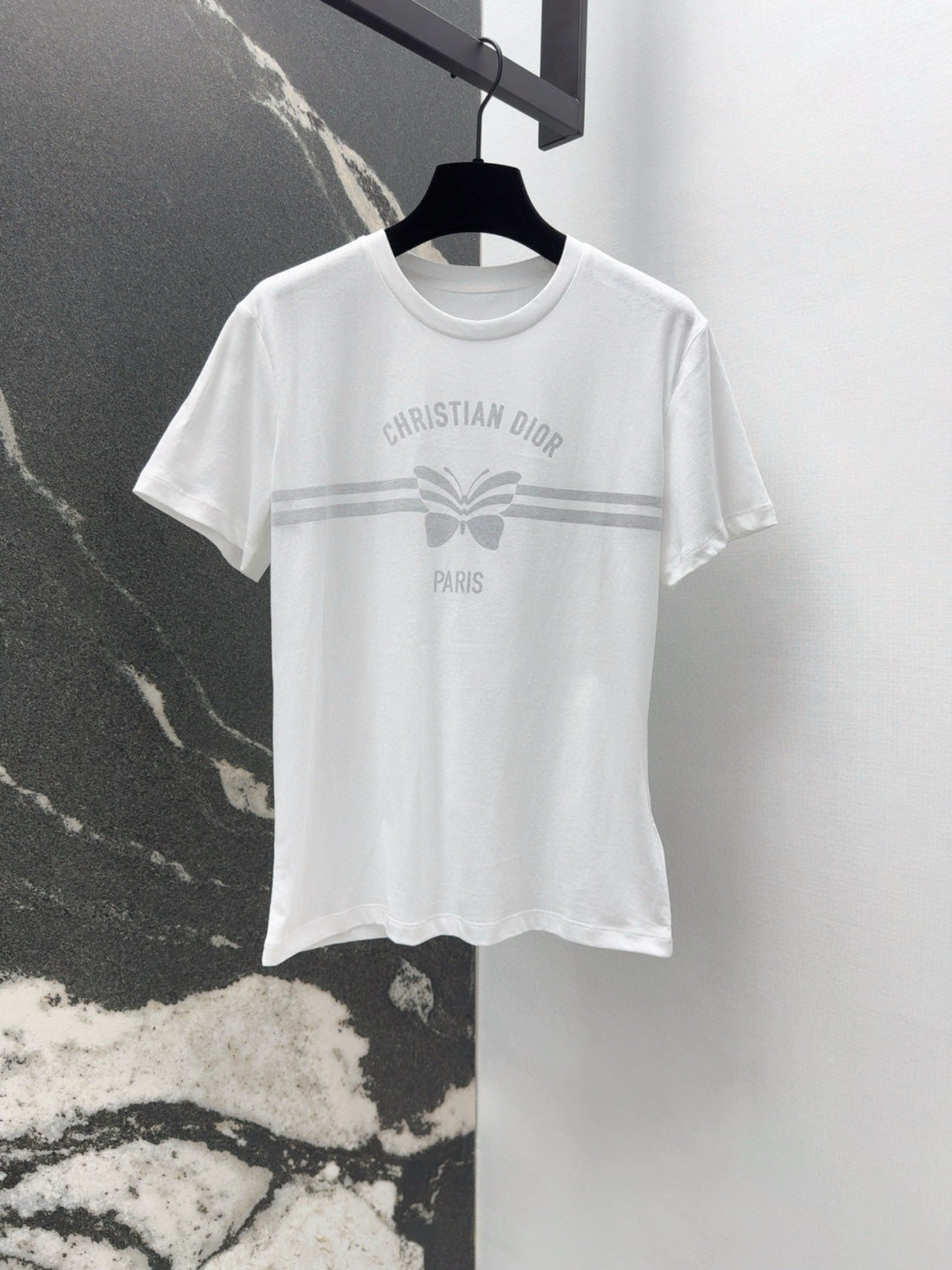 25ss spring and summer new exquisite bow pattern short sleeves