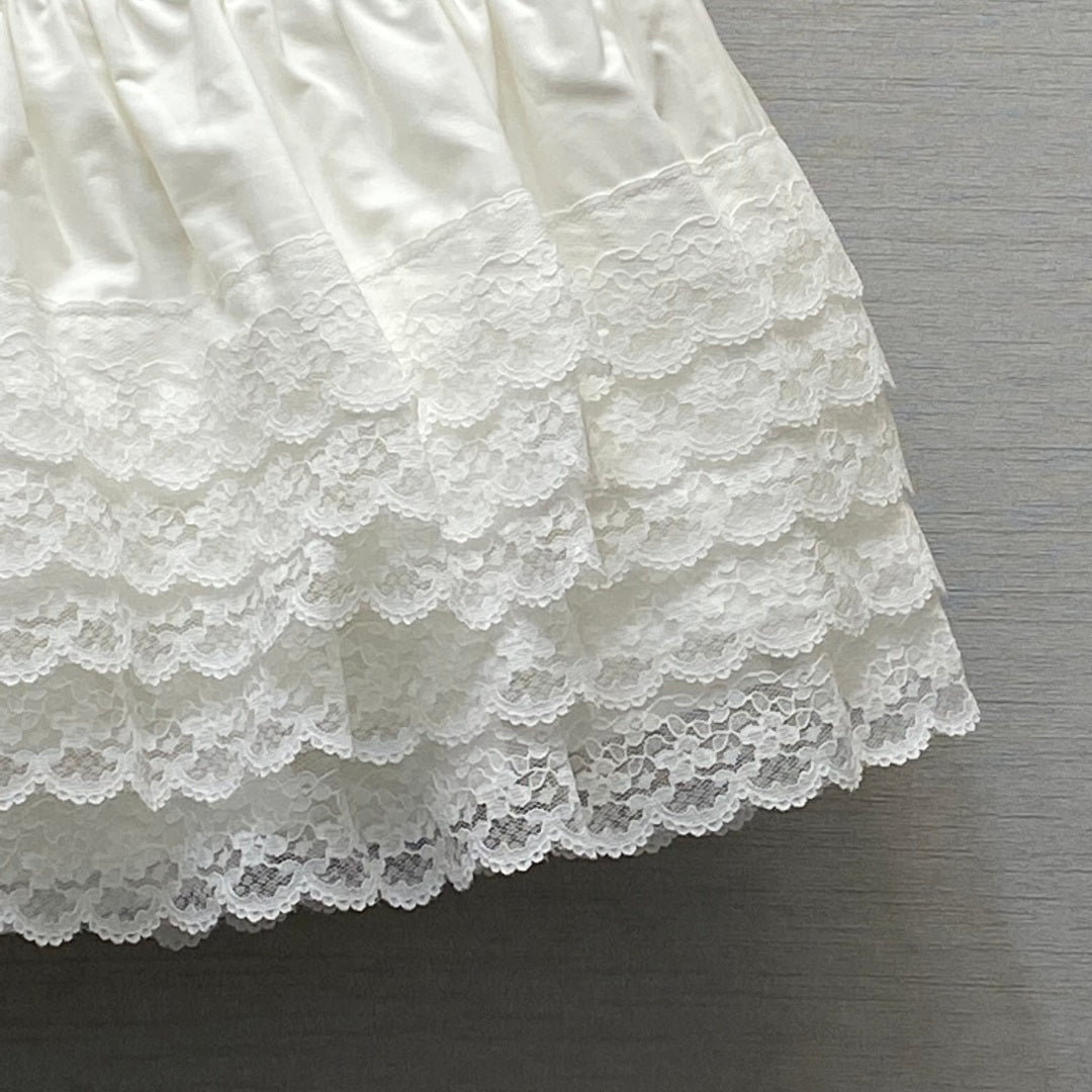 25ss Temperament high waist metal buckle embellishment layered design short skirt