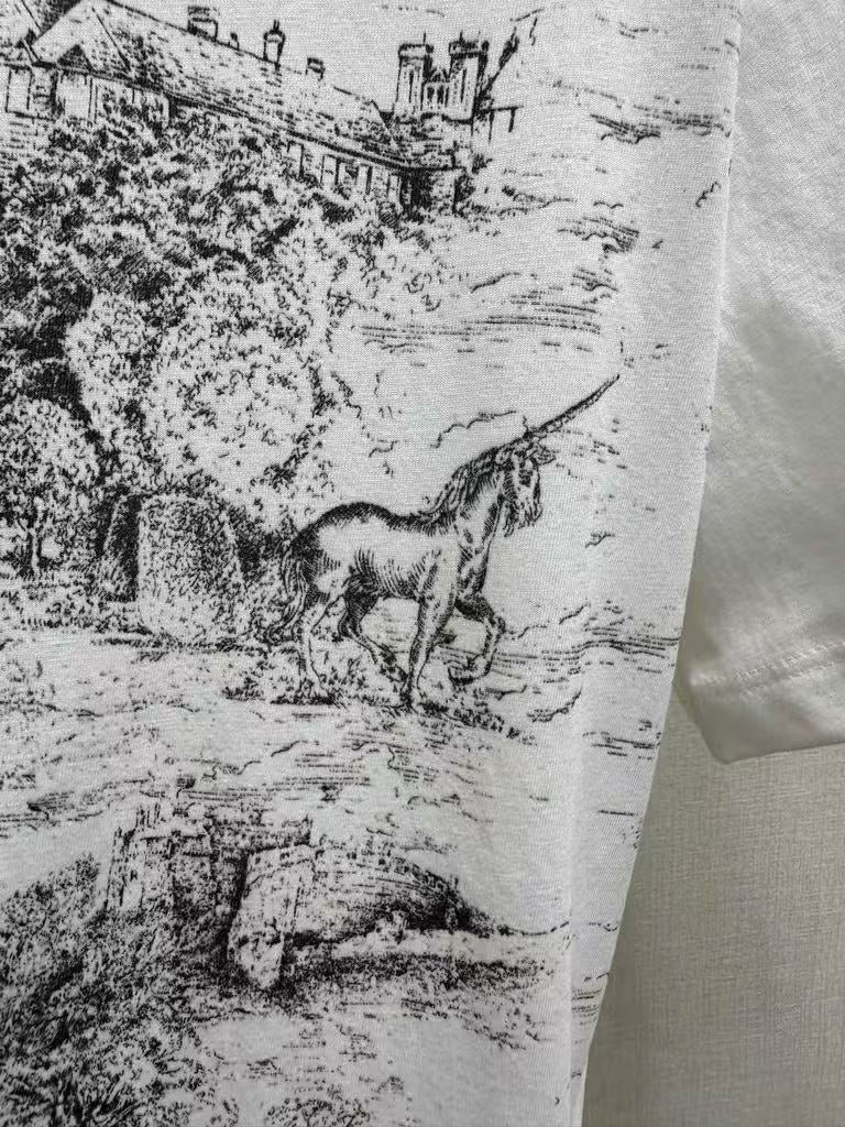 25 Round neck printed short sleeves πππ