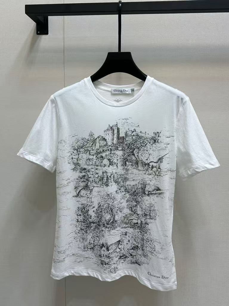 25 Round neck printed short sleeves πππ