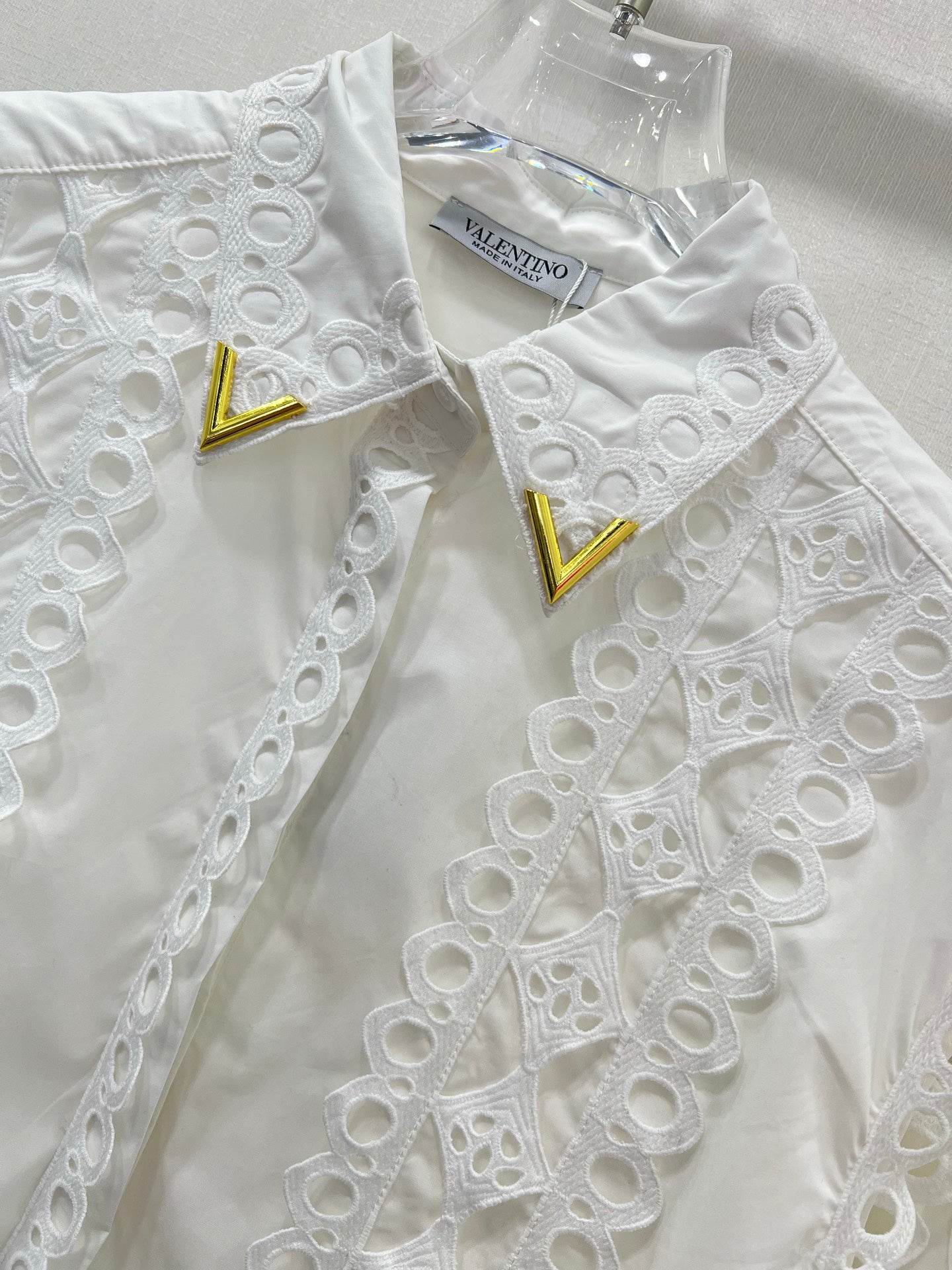 25 New style skirt collar with water-soluble flower hollow hem and drawstring top ➕ Skirt