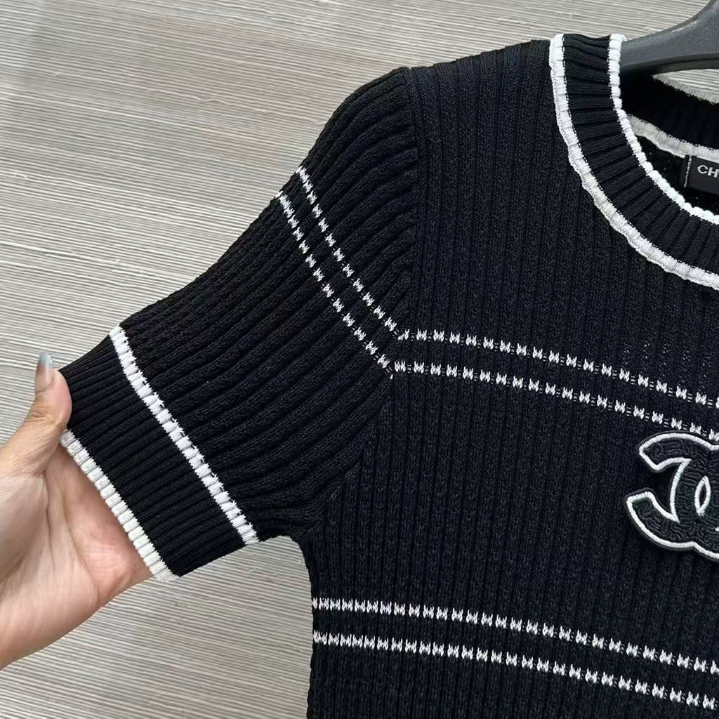 25 Knitted short sleeves