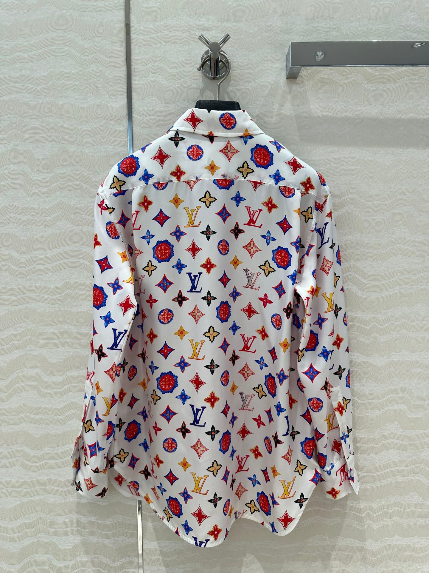 25s printed silk shirt