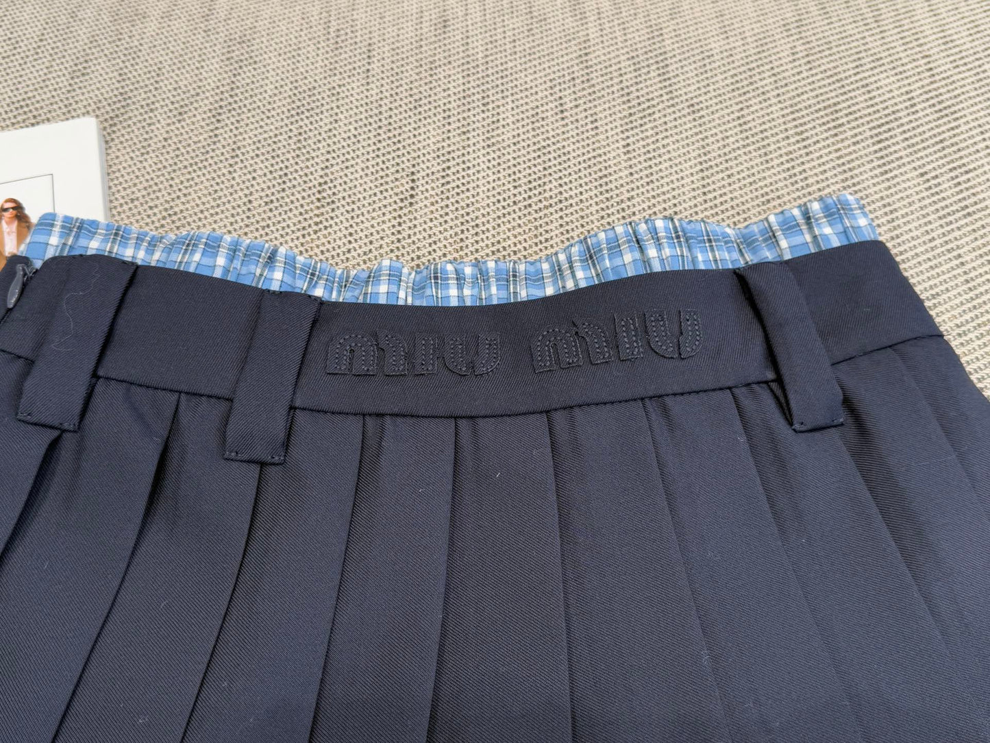 25 new fake two-piece Polo collar short sleeve + splicing short skirt