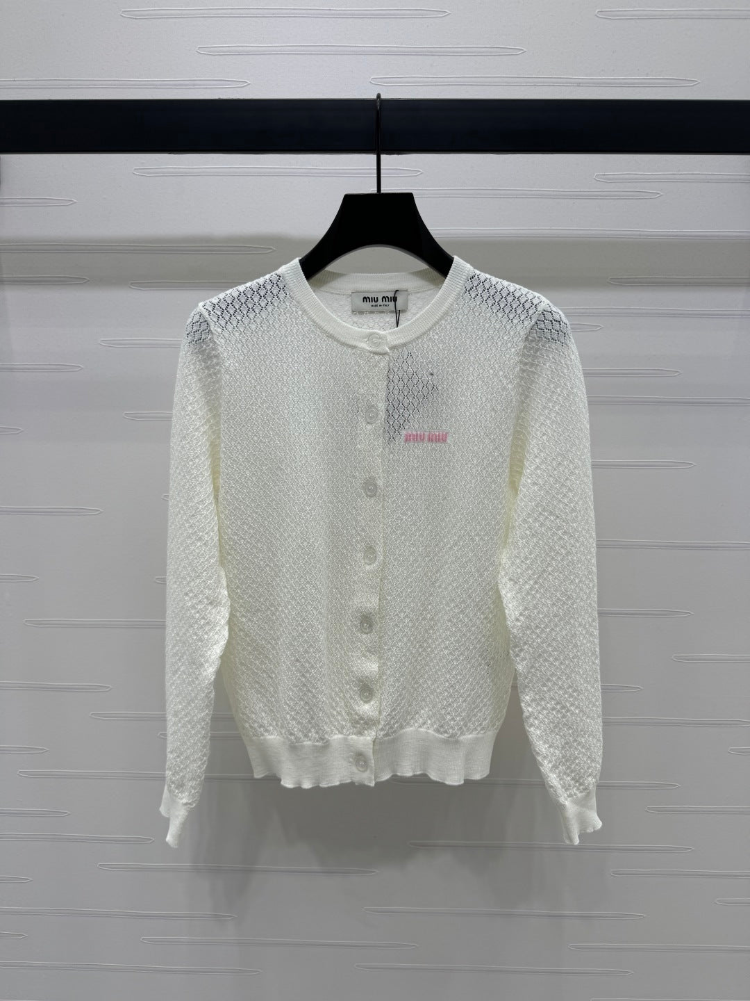2025 Spring and Summer New Hollow Knit Cardigan