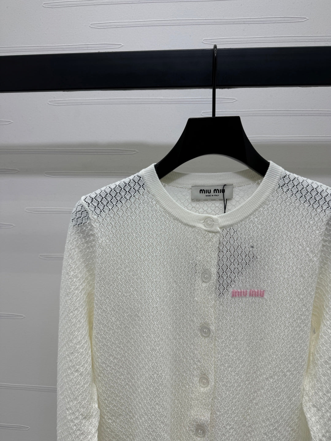2025 Spring and Summer New Hollow Knit Cardigan