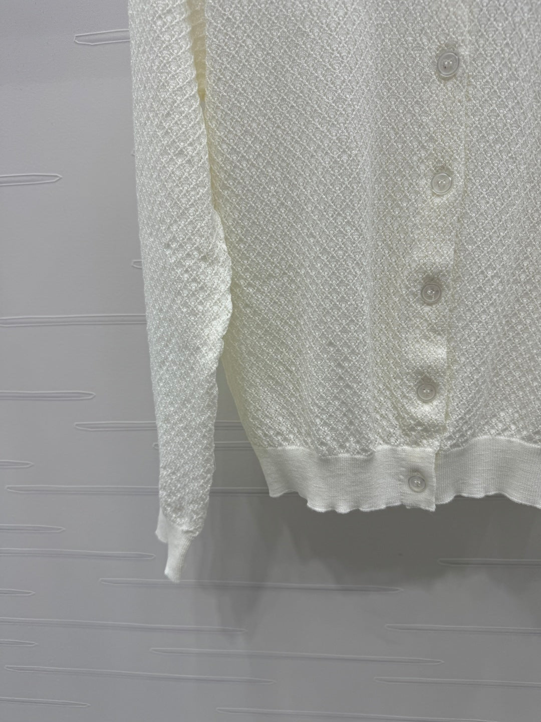 2025 Spring and Summer New Hollow Knit Cardigan