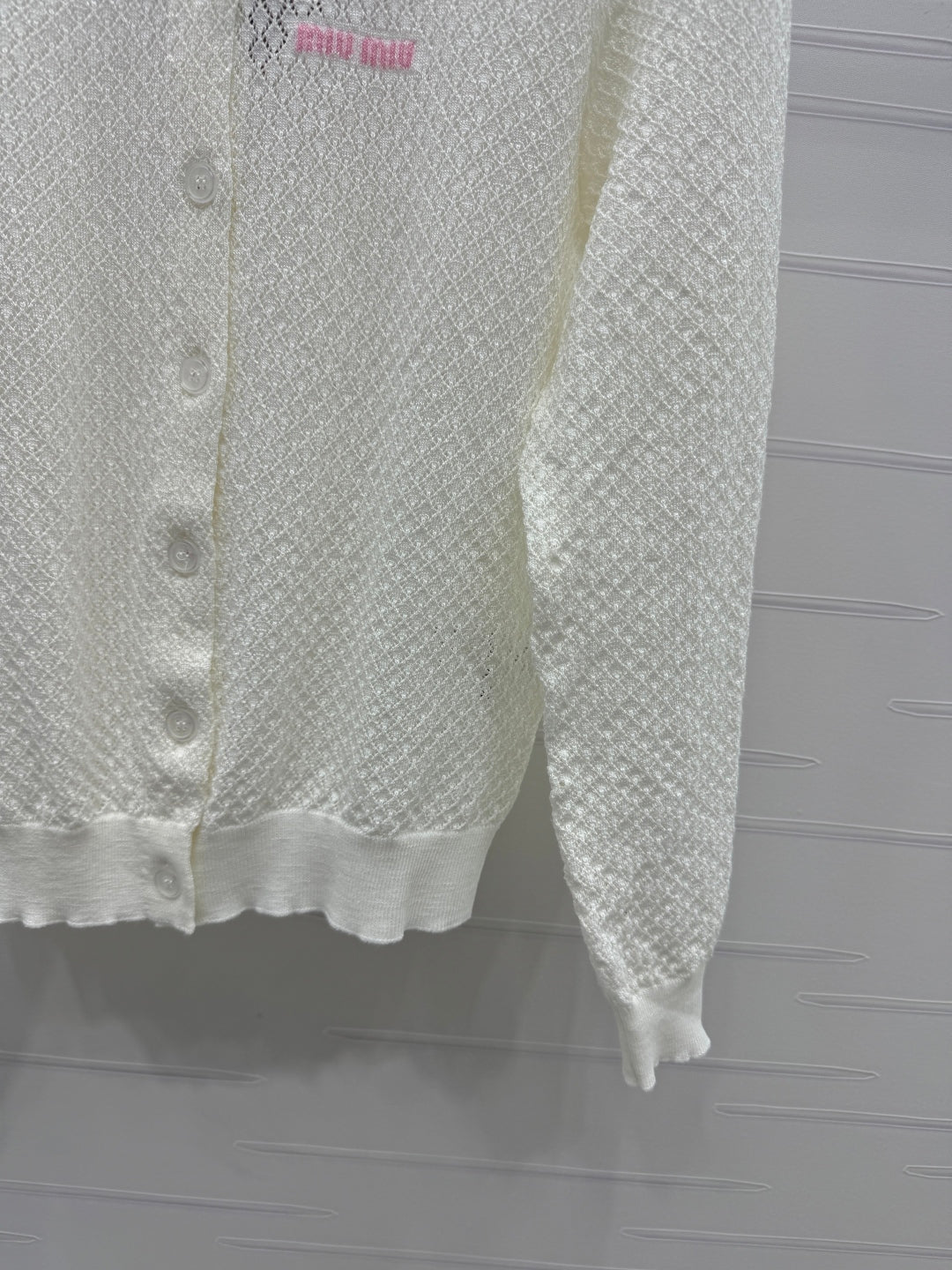 2025 Spring and Summer New Hollow Knit Cardigan