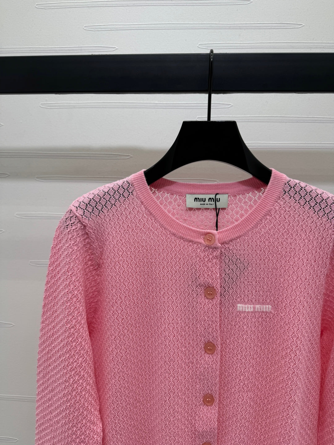 2025 Spring and Summer New Hollow Knit Cardigan