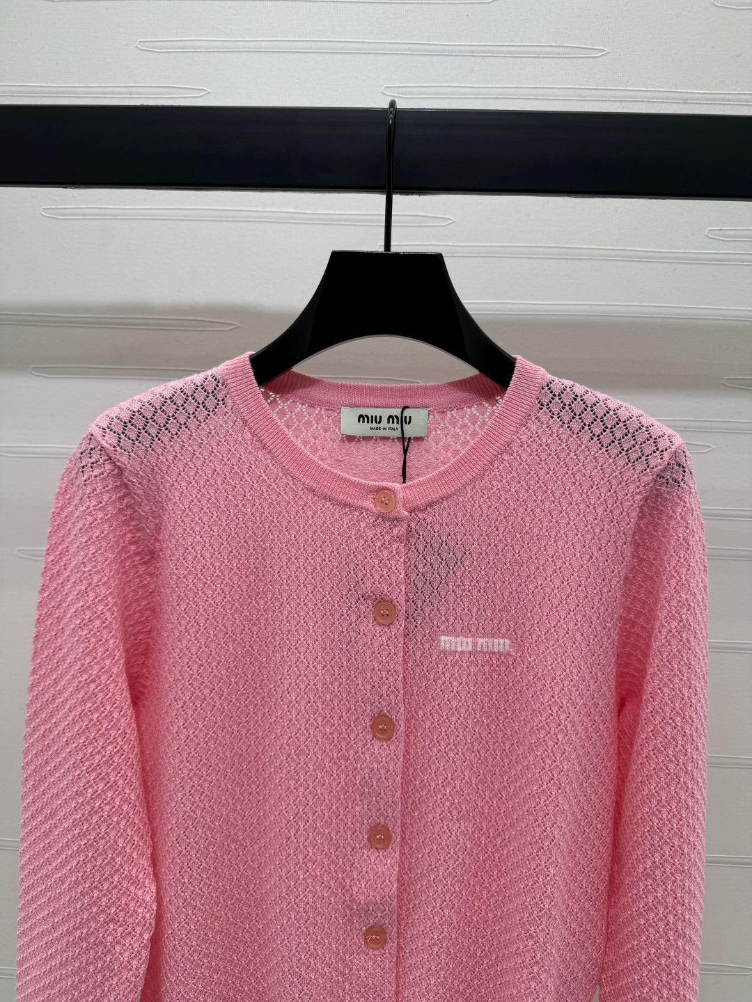 2025 Spring and Summer New Hollow Knit Cardigan