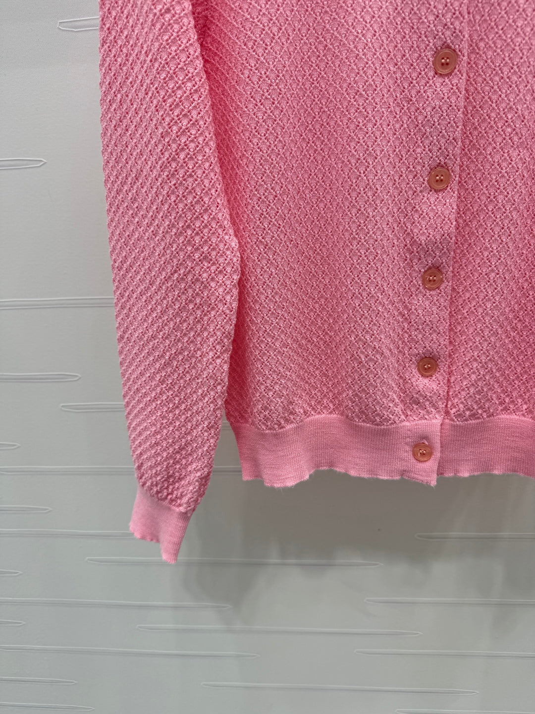 2025 Spring and Summer New Hollow Knit Cardigan