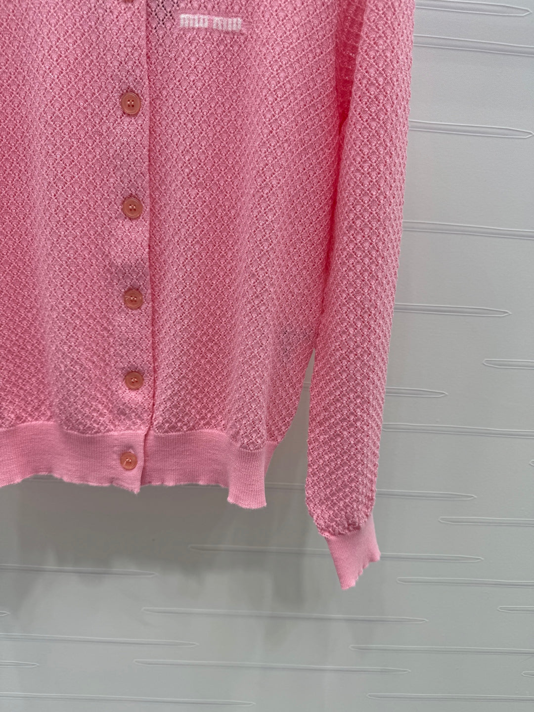 2025 Spring and Summer New Hollow Knit Cardigan