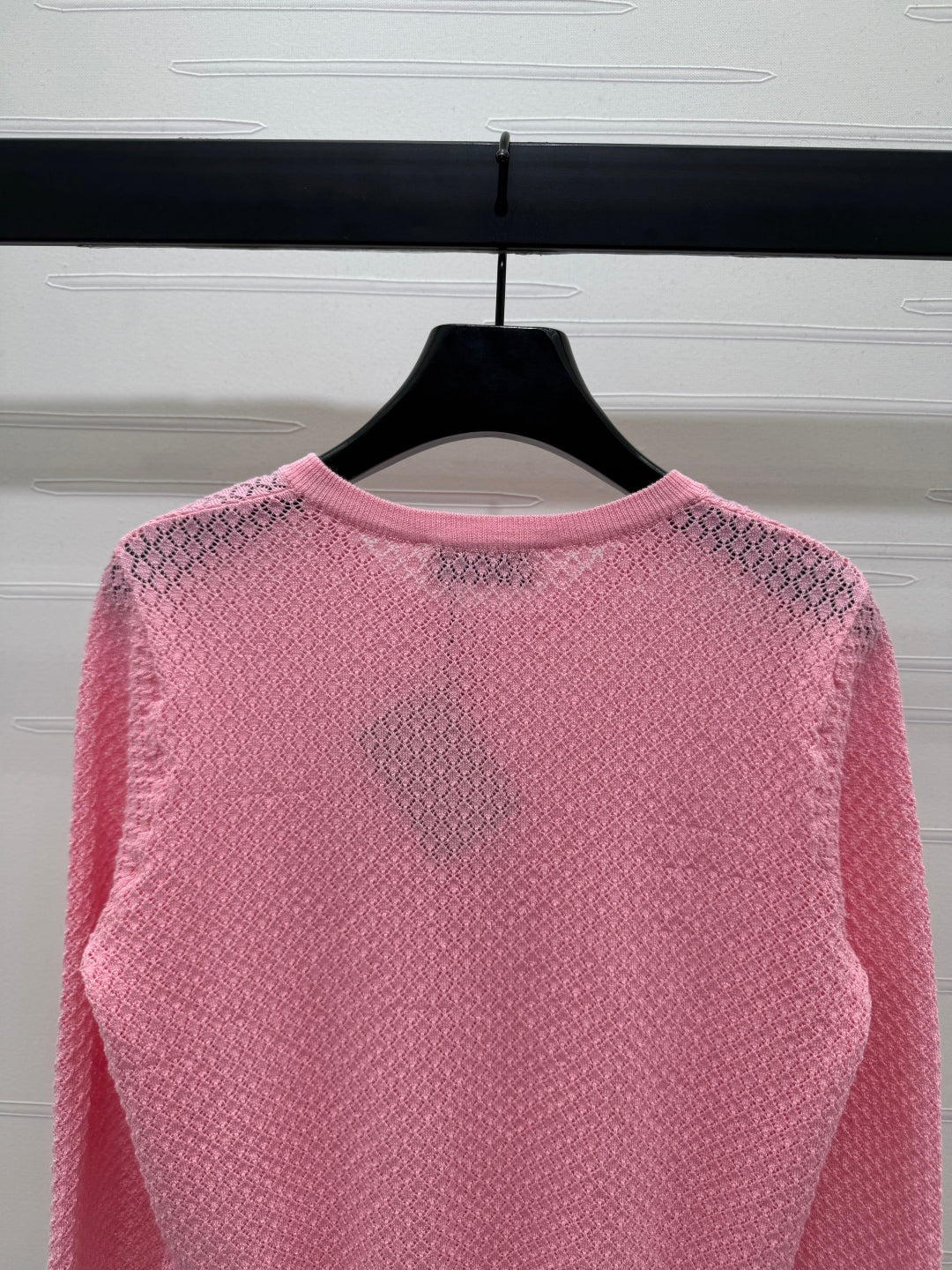 2025 Spring and Summer New Hollow Knit Cardigan