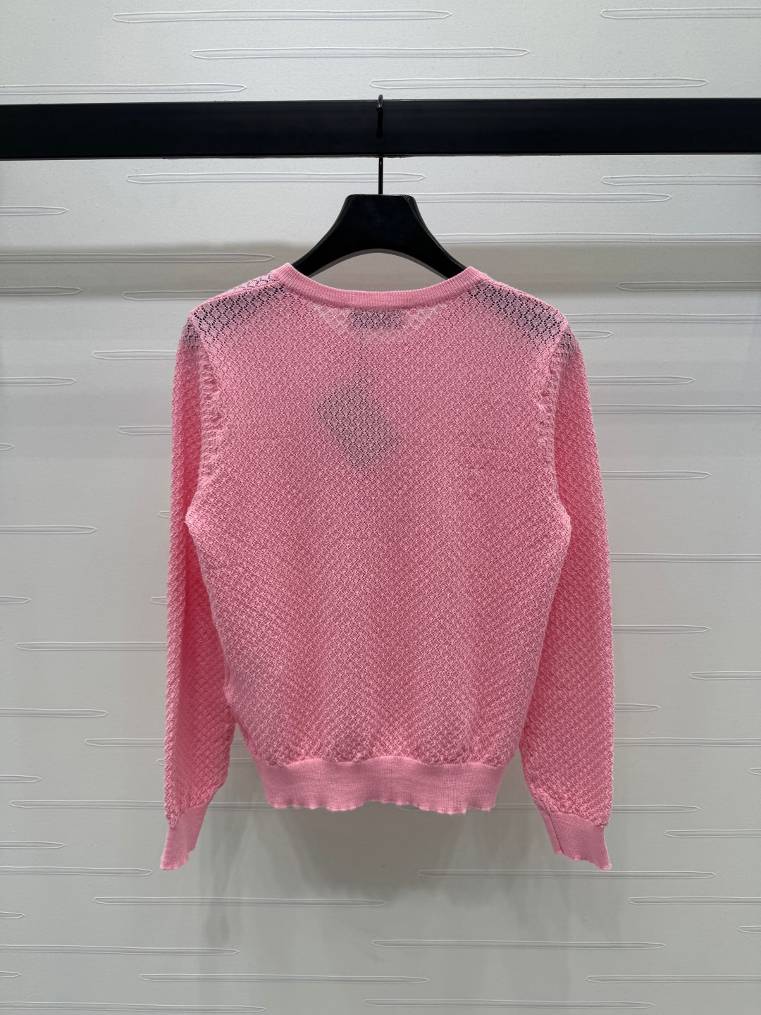 2025 Spring and Summer New Hollow Knit Cardigan