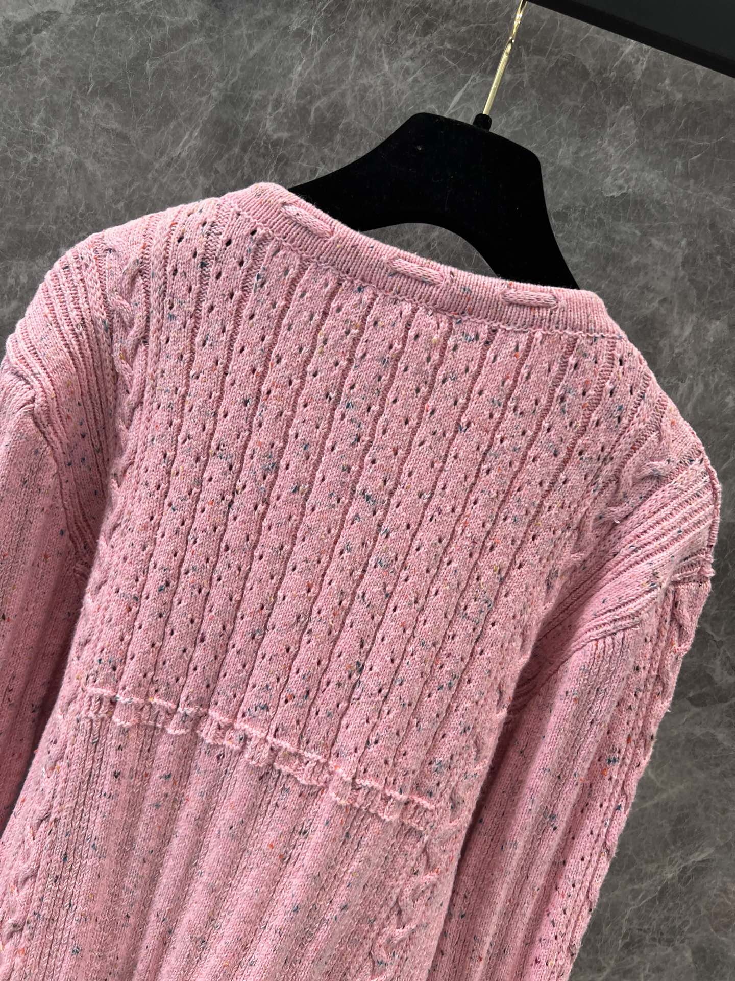 25Ss Early Spring New Product Heavy Craft Lace-up Pollen Cardigan