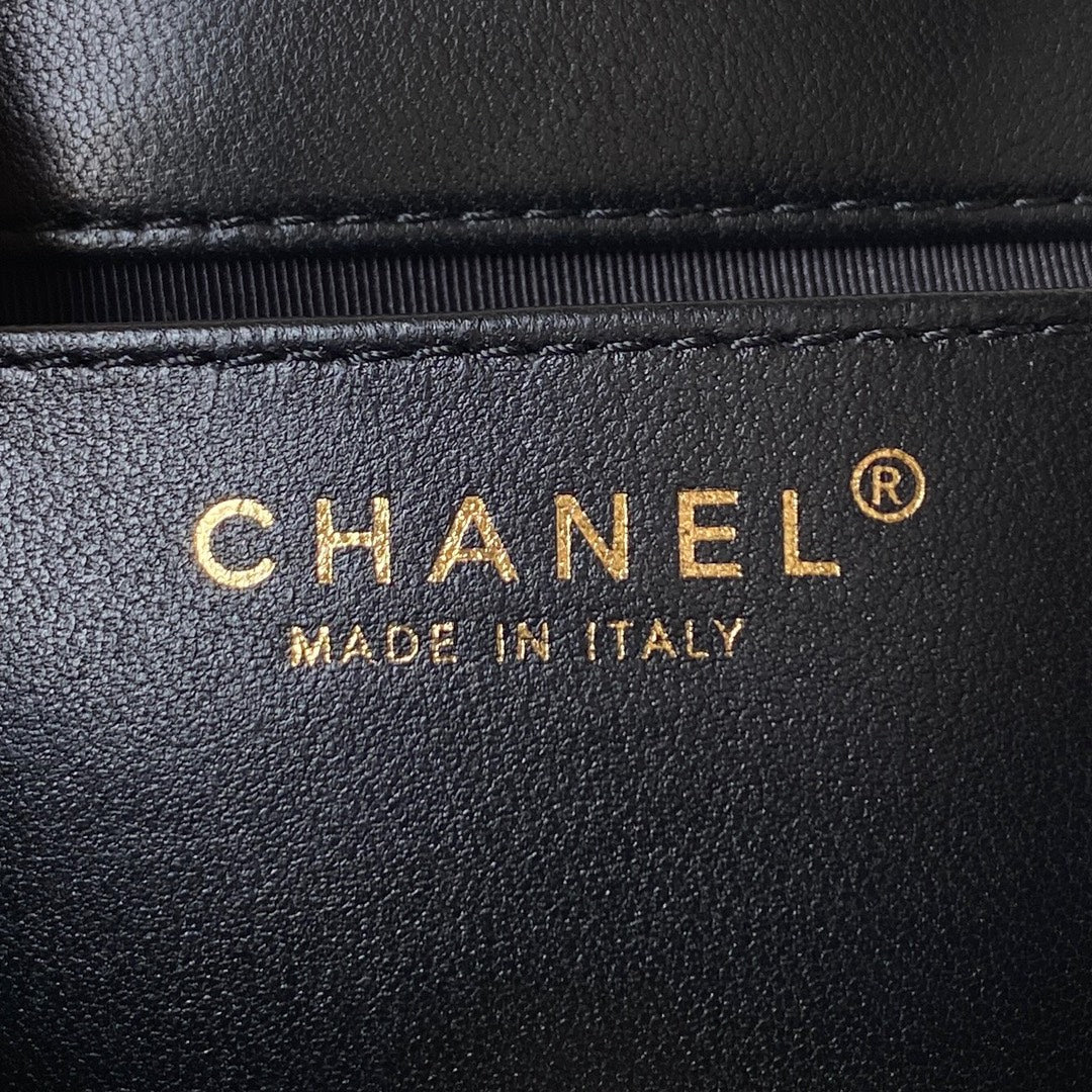 25 Early Spring Resort Collection Metal Chain Large Logo Crossbody Bag