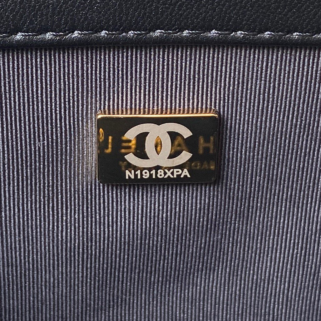 25 Early Spring Resort Collection Metal Chain Large Logo Crossbody Bag