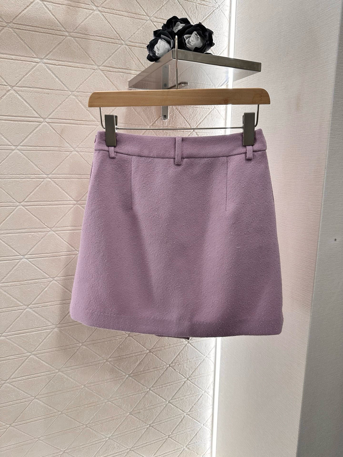 25 round neck dress skirt suit