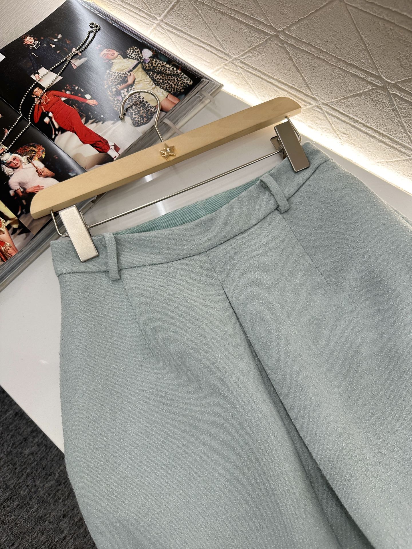 25 round neck dress skirt suit