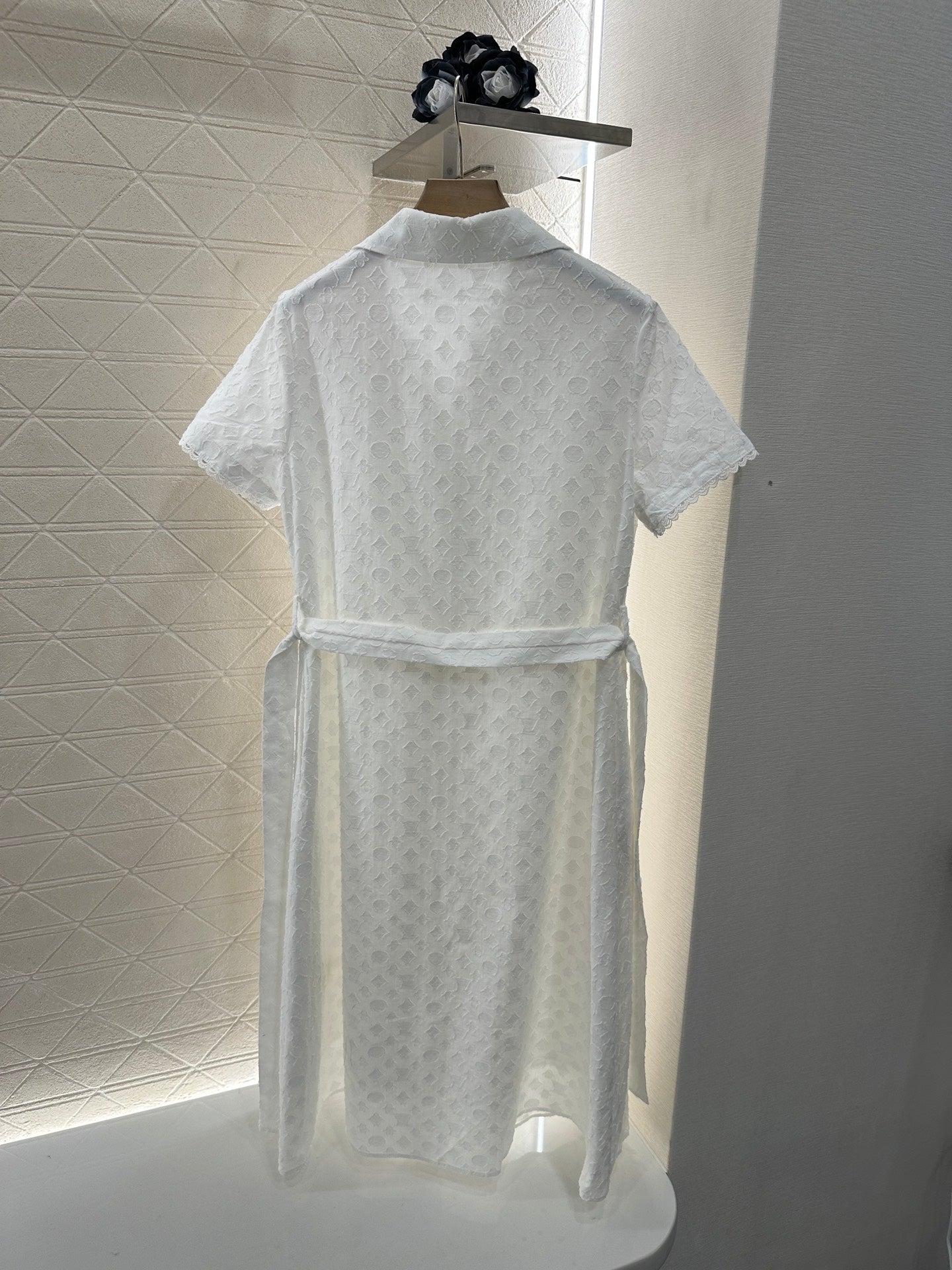 25 Belt Jacquard Dress