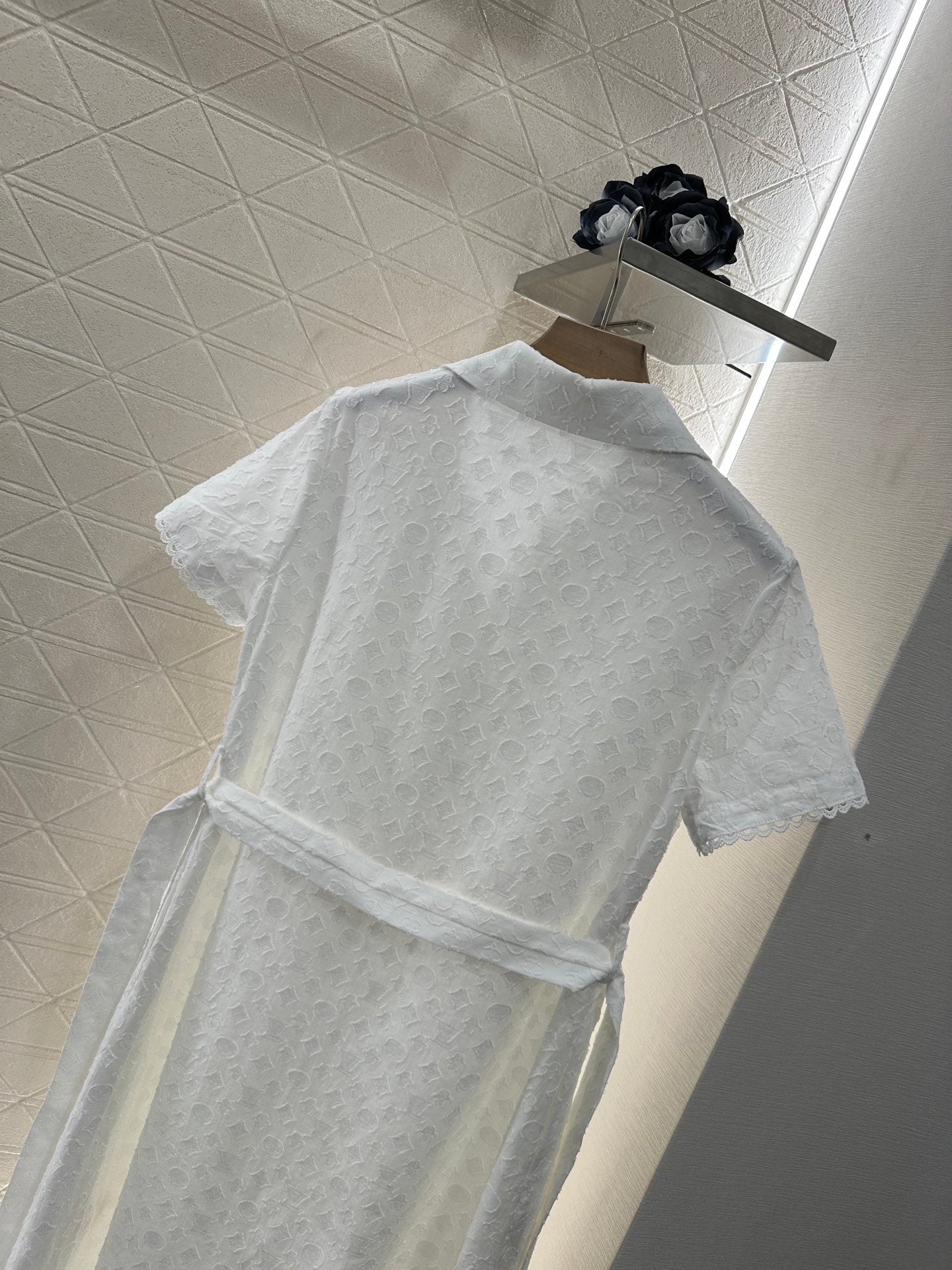 25 Belt Jacquard Dress
