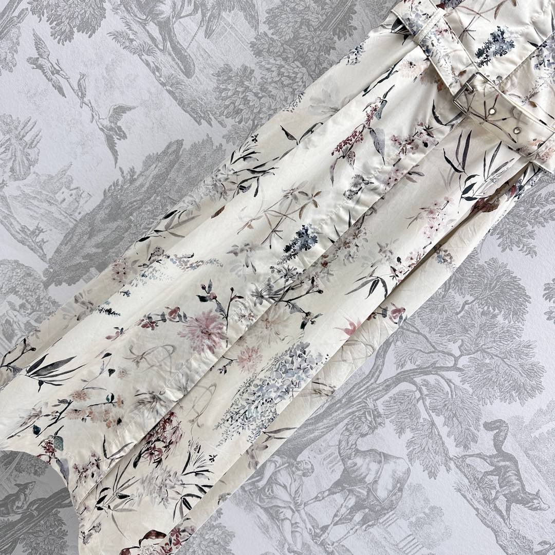 2025 New Arrivals Printed Belt Dress