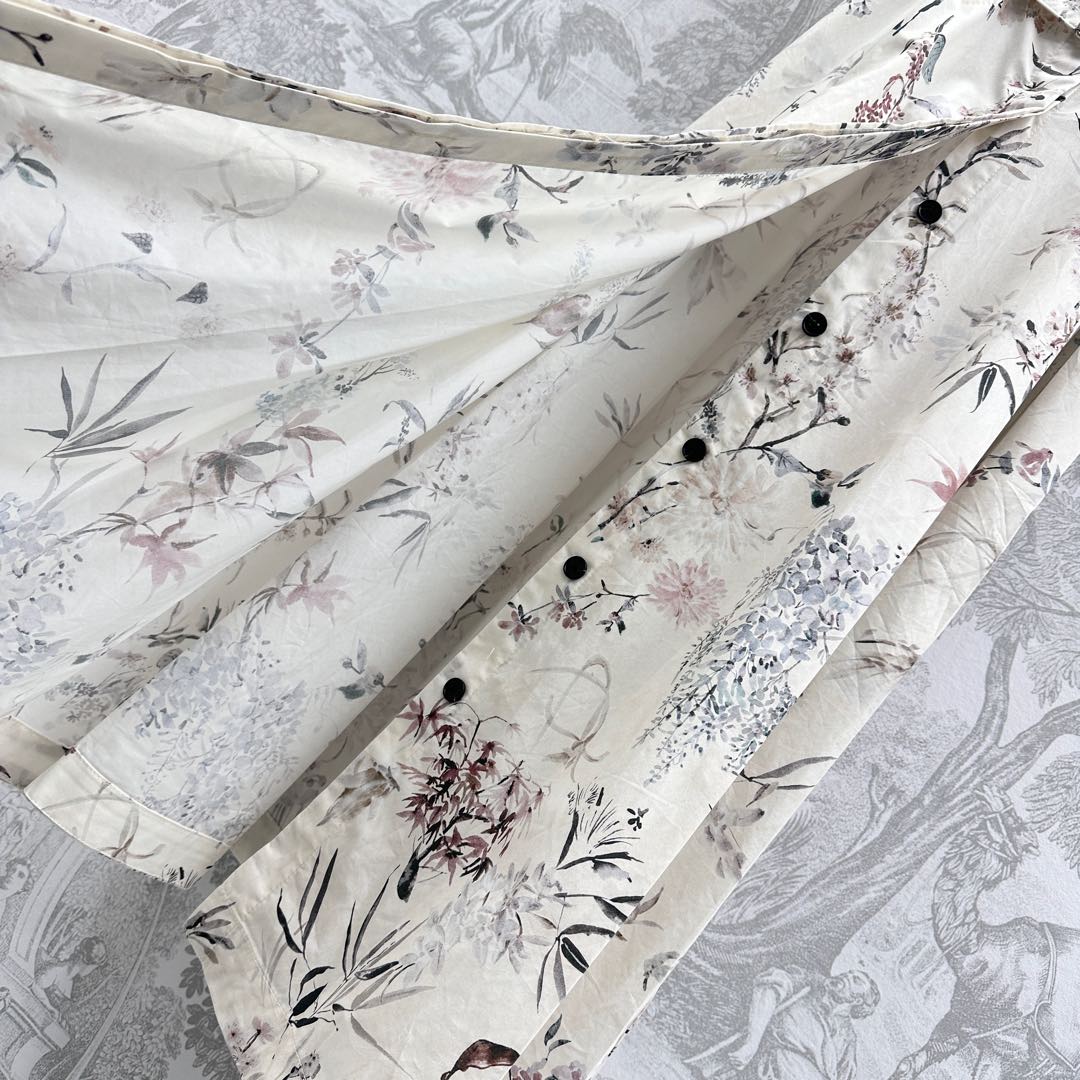 2025 New Arrivals Printed Belt Dress