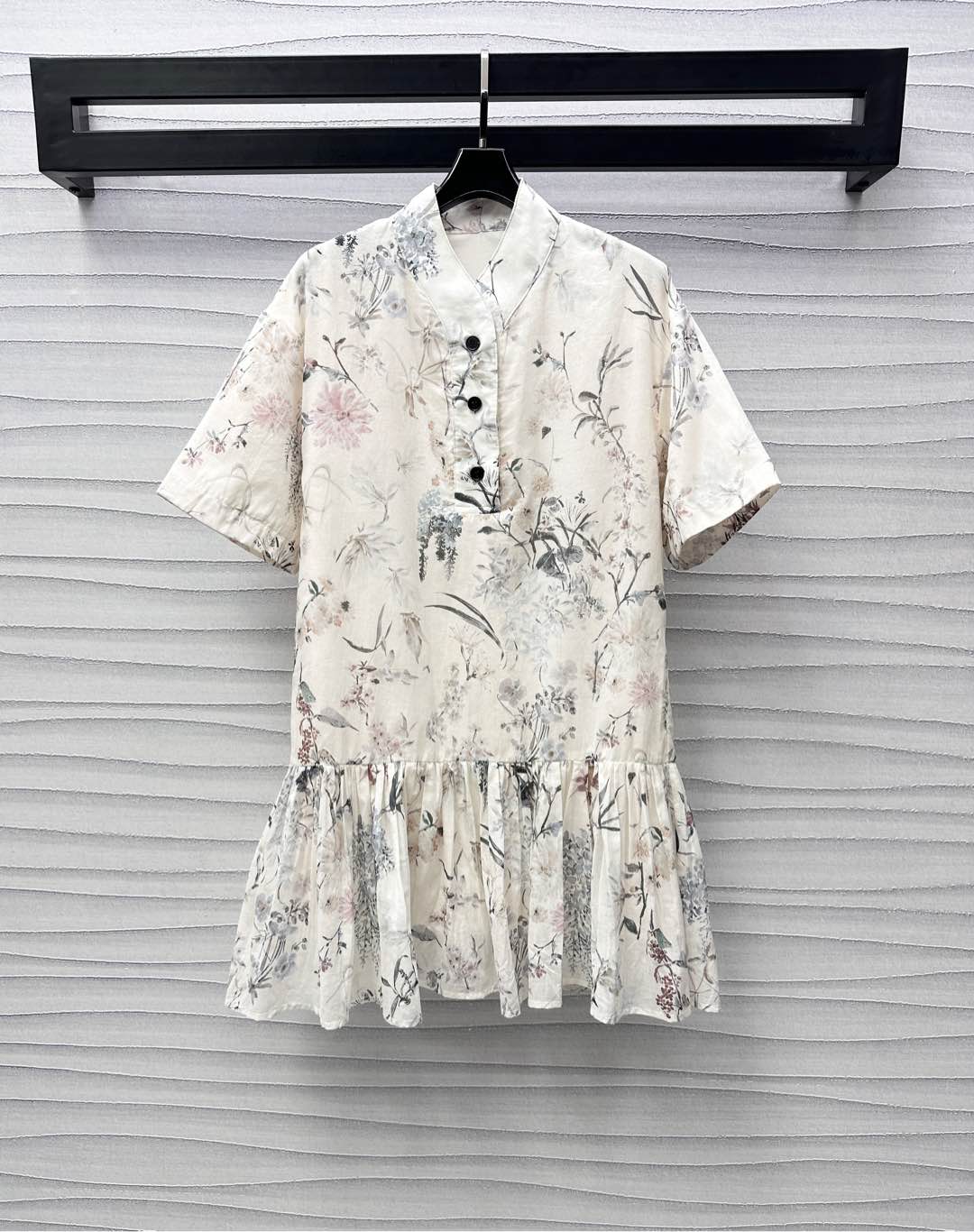 2025 New Printed Short Sleeve Dress