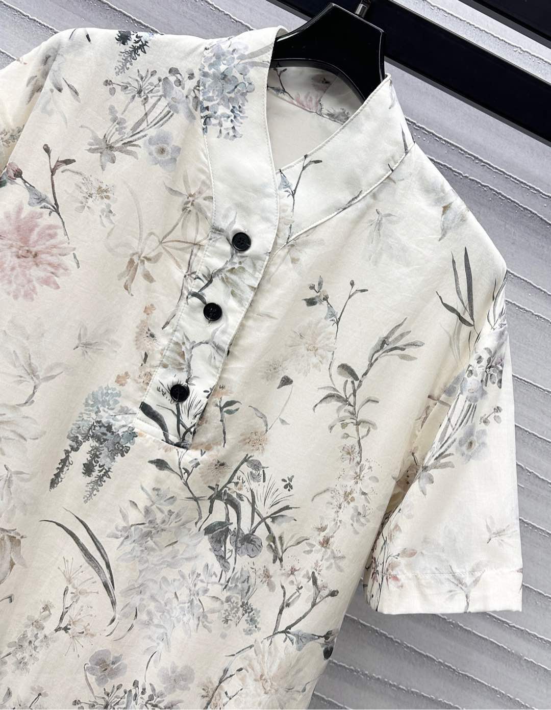 2025 New Printed Short Sleeve Dress