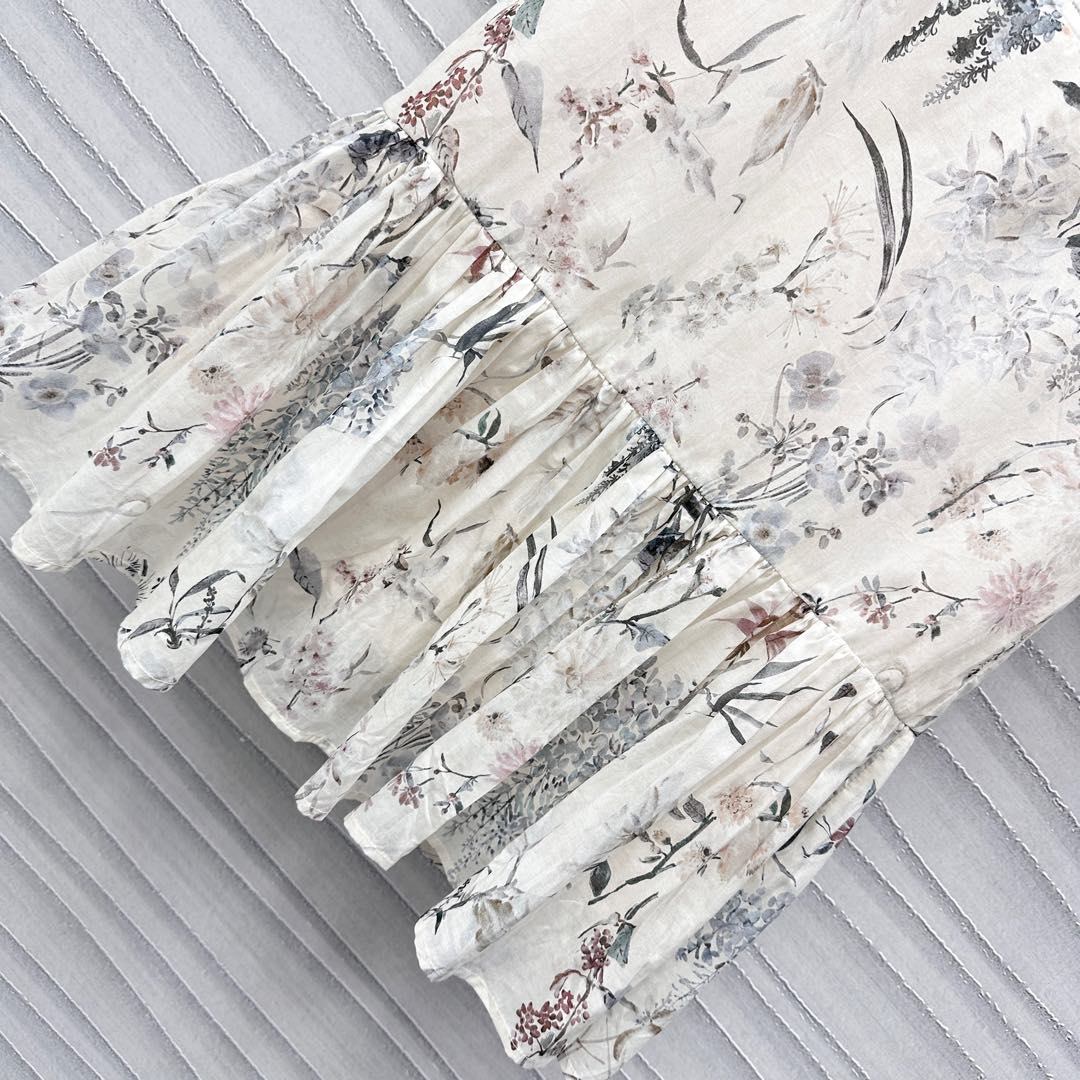 2025 New Printed Short Sleeve Dress