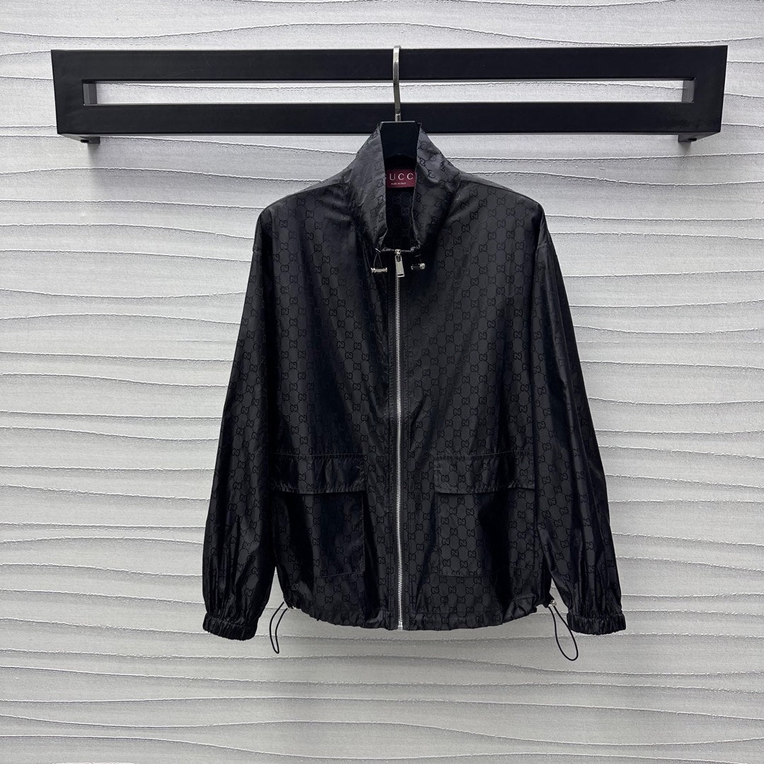 2025 New Arrivals Jacquard Sun Protection Jacket Shorts Set