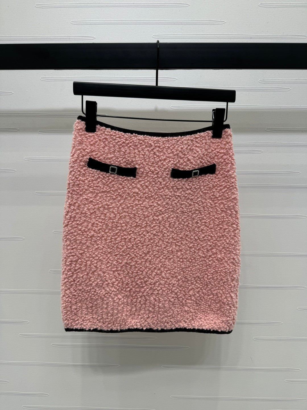 25 Particle velvet knitted short skirt