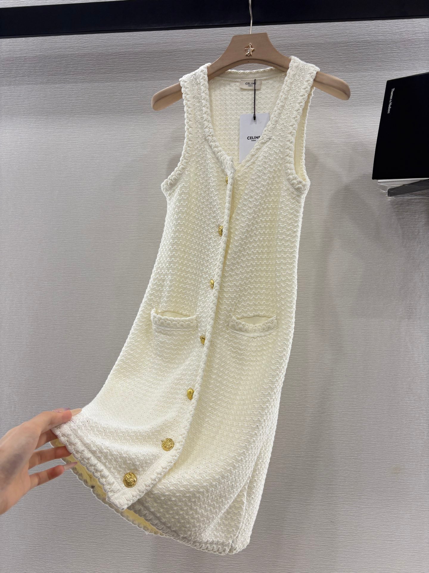 2025 New Crochet Knitted Vest Dress