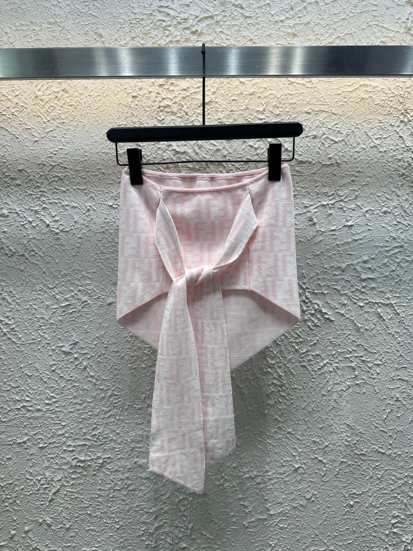 25 Summer new double F jacquard front and back two-way tube top