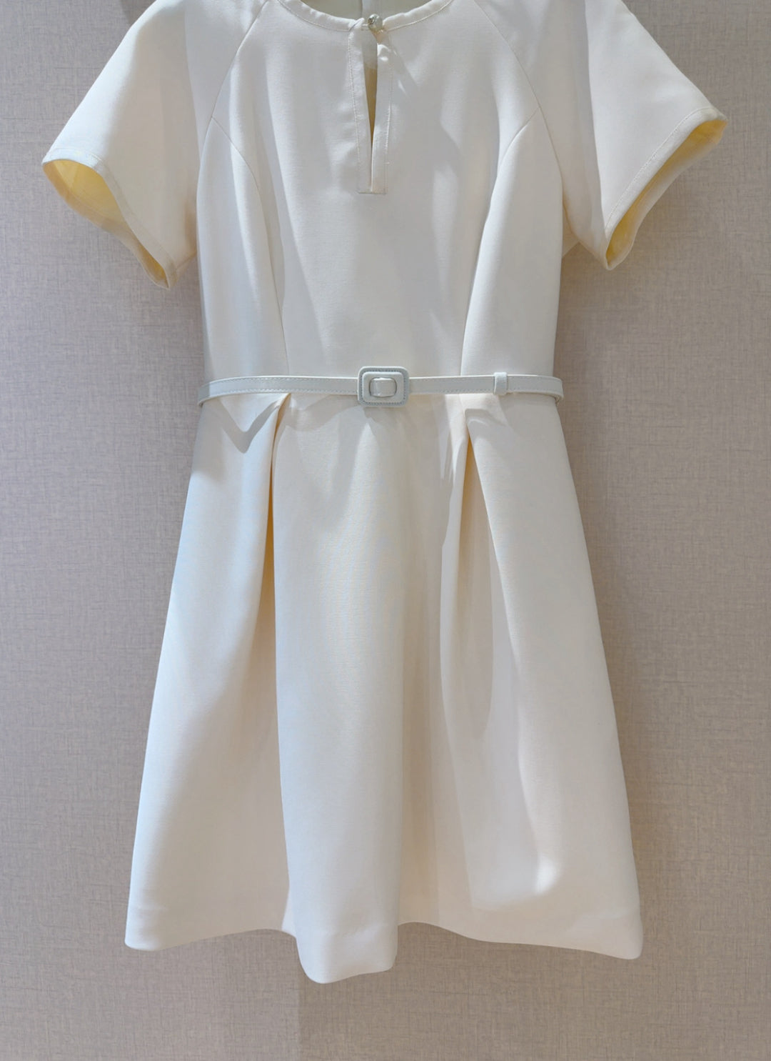 2025 new three-dimensional round neck raglan sleeve dress