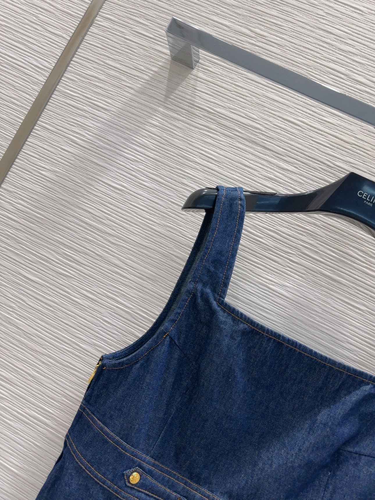25SS New Style Denim Suspender Dress
