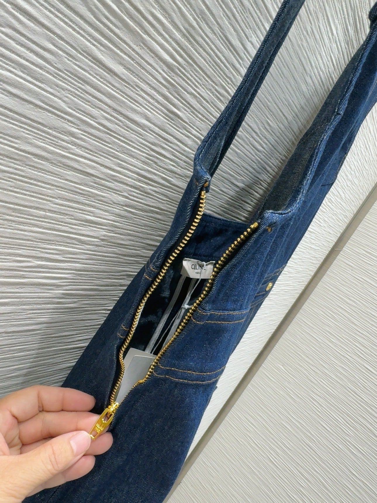 25SS New Style Denim Suspender Dress