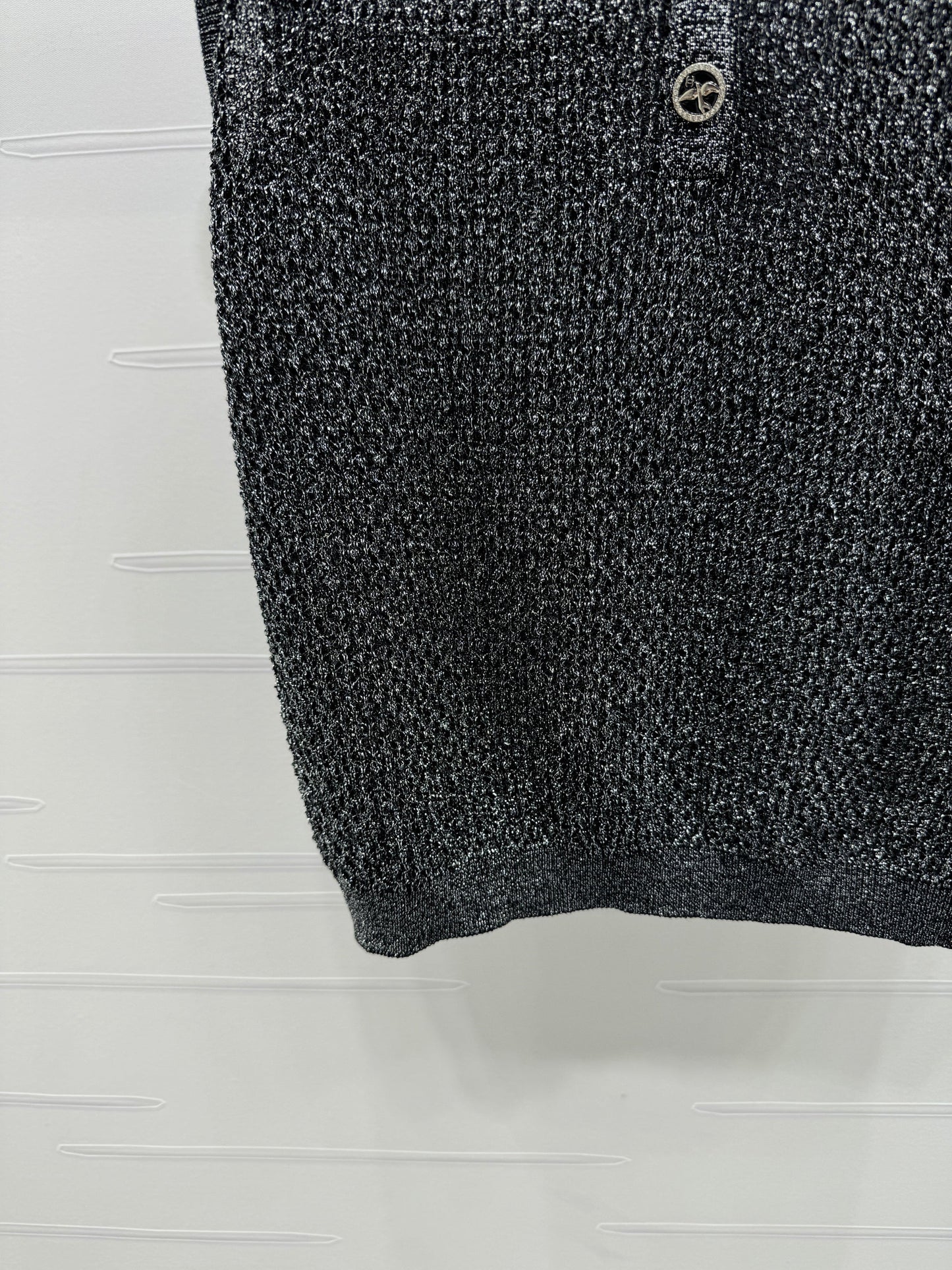 25 Spring and Summer Newest Series! Heavy Sequin Lapel Knitted Vest