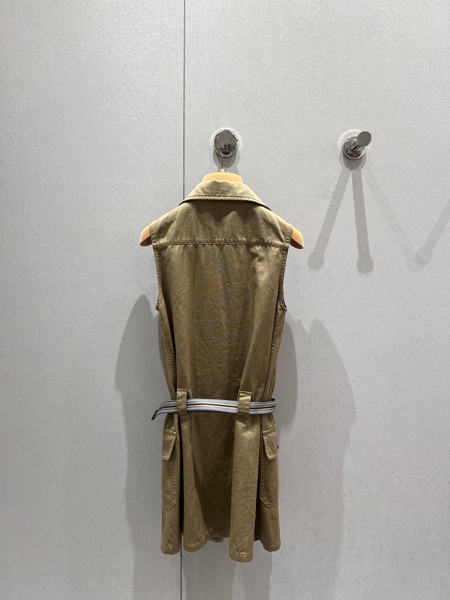 25Ss Spring and Summer New Intellectual Molecule Lapel Workwear Vest Dress